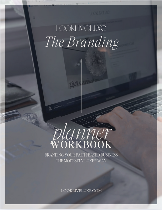 Modestly Luxe™ Branding Planner Workbook