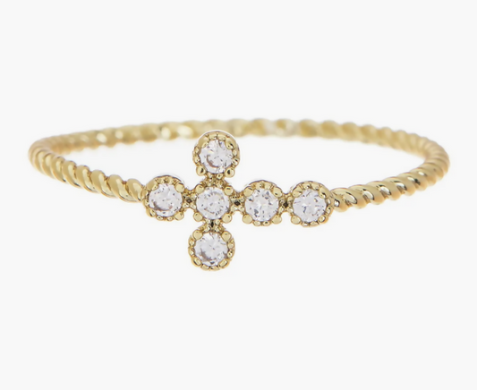 Cross banded ring